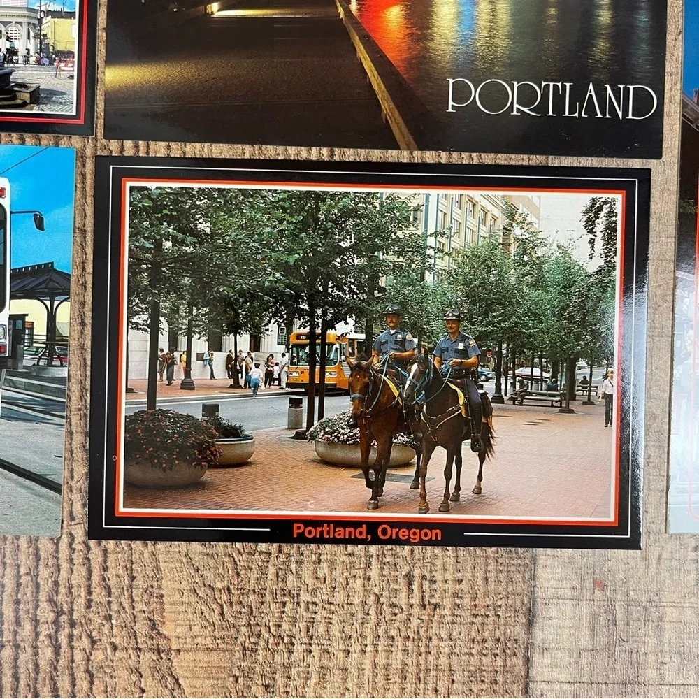 Vintage Oregon 80's Postcard Bundle Pack Downtown Architecture